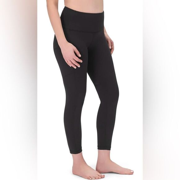 Rocky Black High Waisted 7/8 Leggings With Pockets 25” Inseam Size XL NWT - Picture 1 of 6
